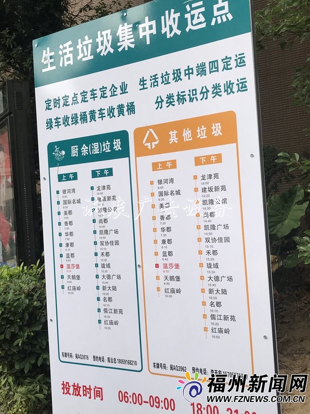 福州首條生活垃圾“公太陽能垃圾桶交化”收運路線現(xiàn)身馬尾